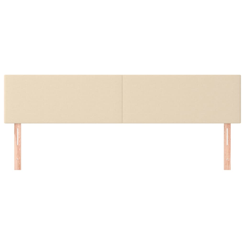 Uzglavlja krem 160x5x78/88 cm od tkanine