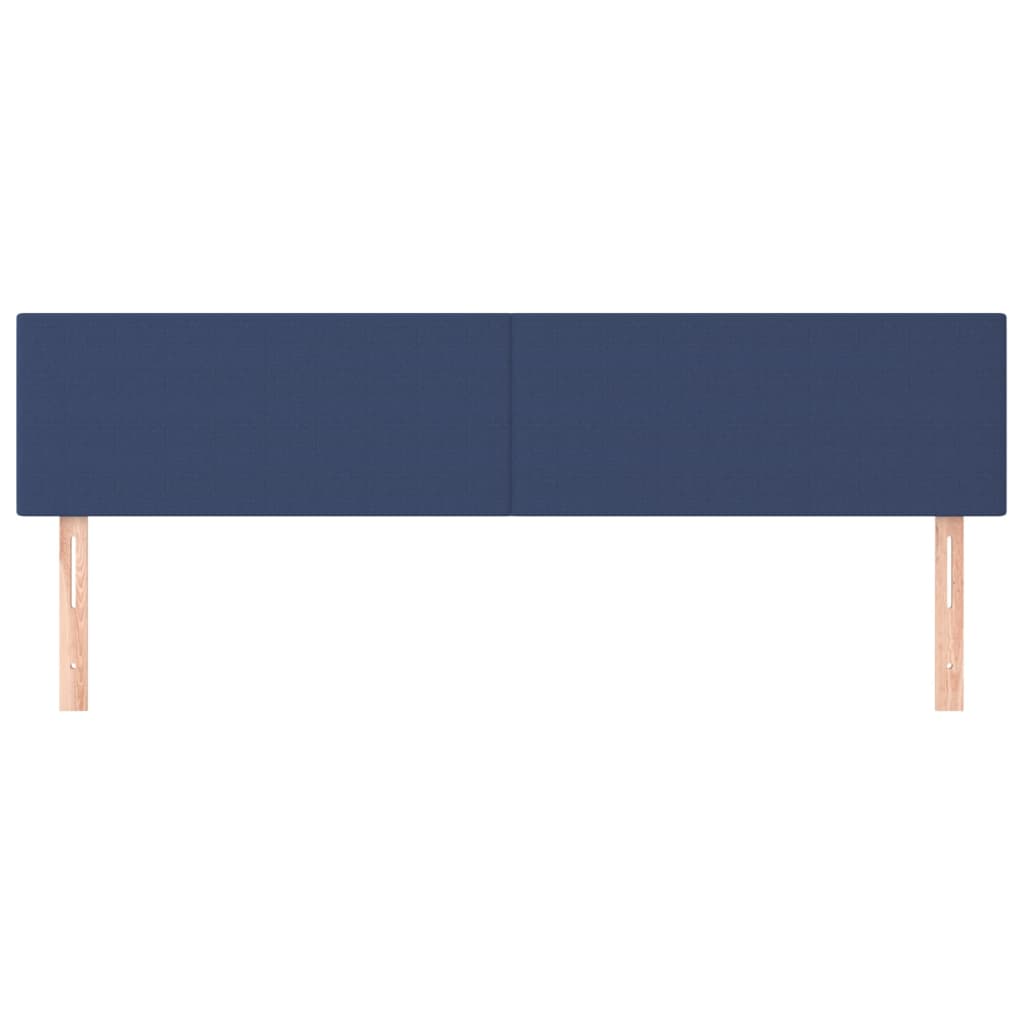 Uzglavlja plava 160x5x78/88 cm od tkanine