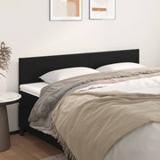 Uzglavlja crna 160x5x78/88 cm od umjetne kože