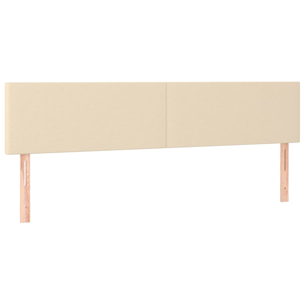 Uzglavlja krem 180x5x78/88 cm od tkanine