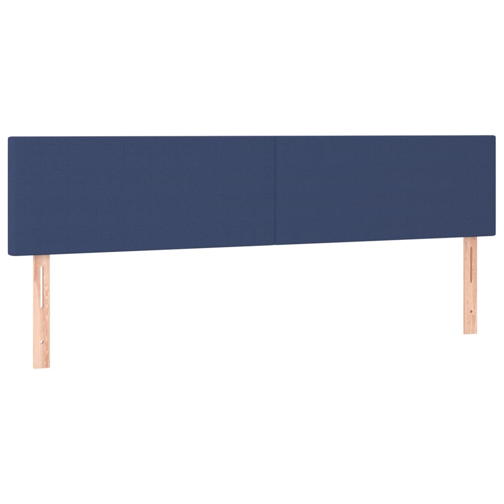 Uzglavlja plava 200x5x78/88 cm od tkanine