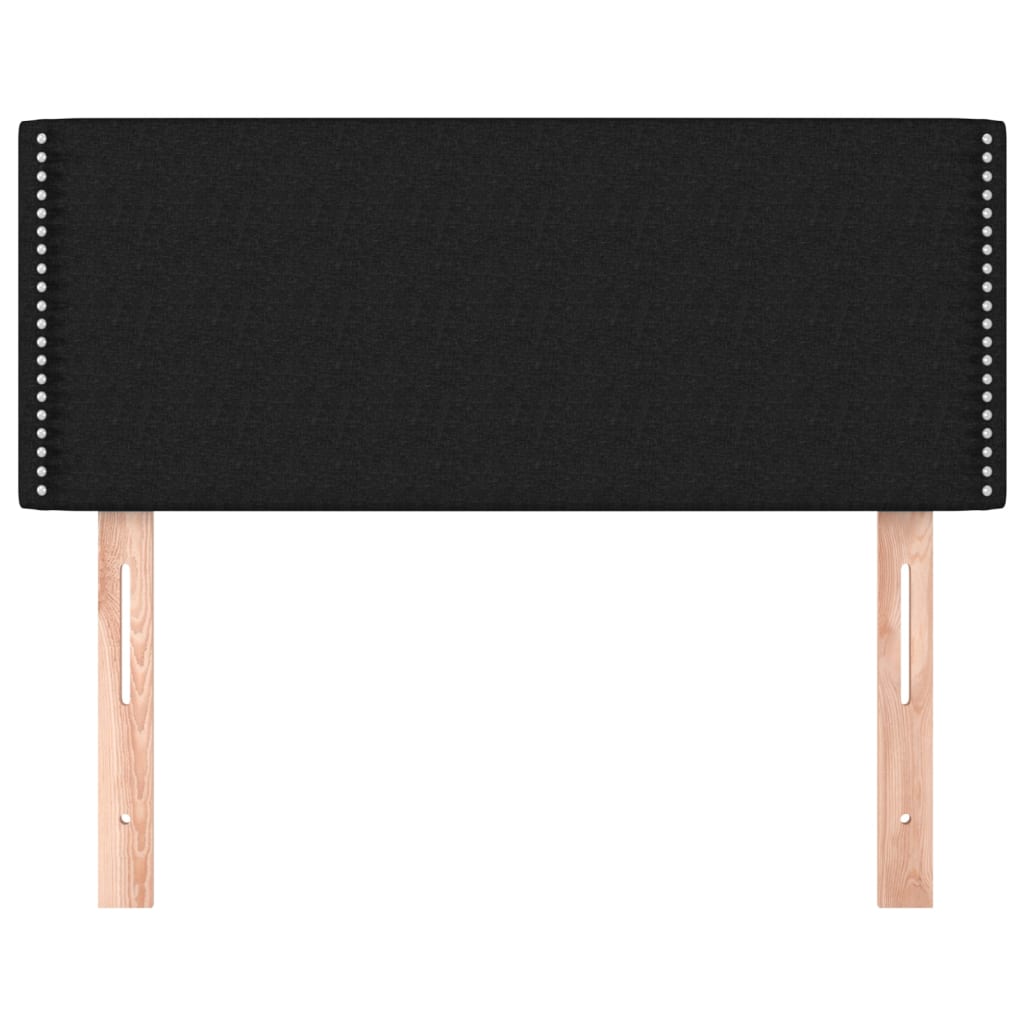 Uzglavlje crno 90x5x78/88 cm od tkanine
