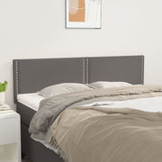 Uzglavlja siva 144x5x78/88 cm od umjetne kože