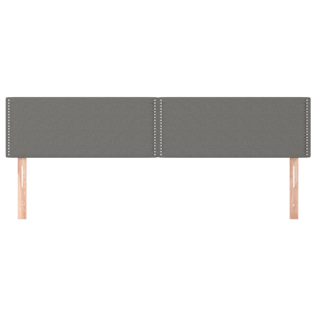 Uzglavlja tamnosiva 180x5x78/88 cm od tkanine