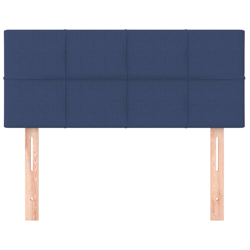 Uzglavlje plavo 80 x 5 x 78/88 cm od tkanine