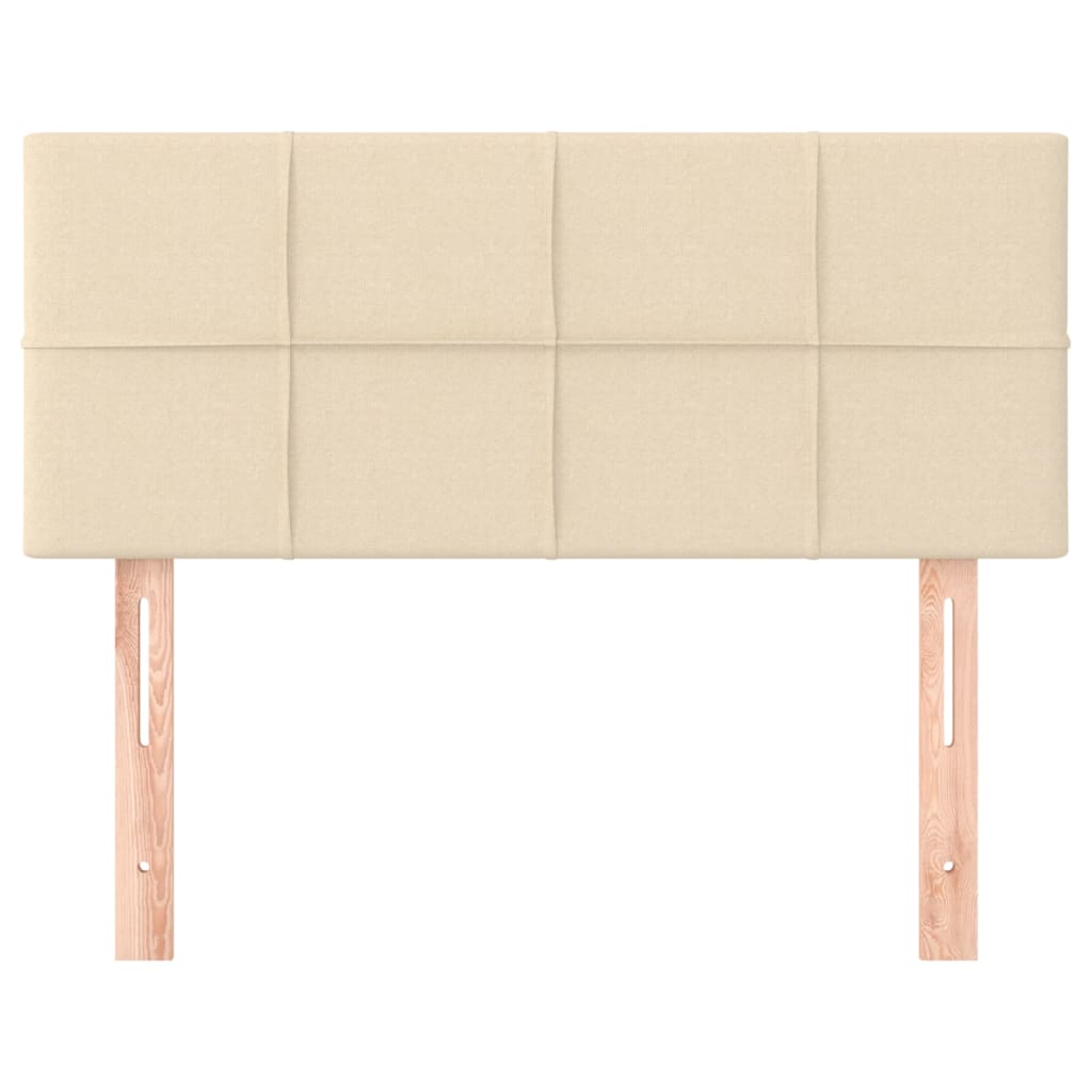 Uzglavlje krem 100x5x78/88 cm od tkanine