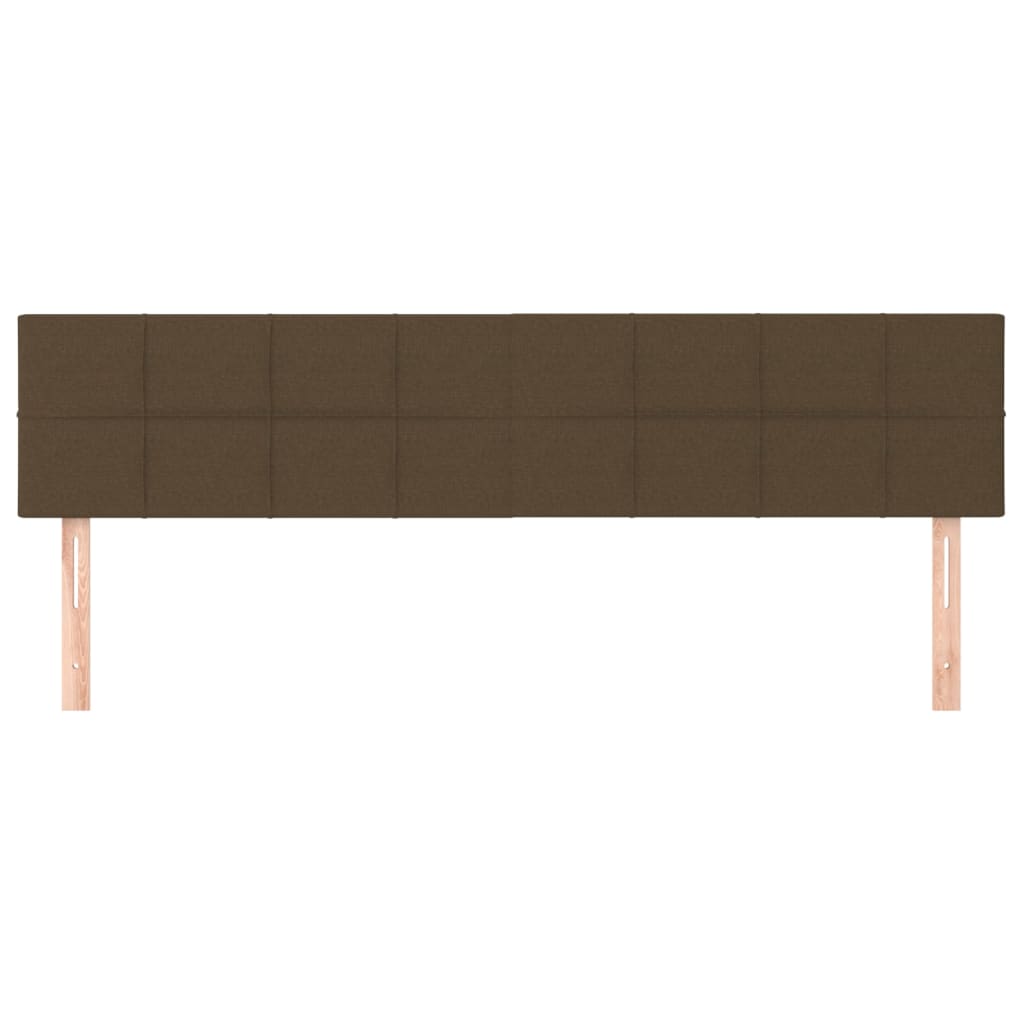 Uzglavlja tamnosmeđa 200x5x78/88 cm od tkanine