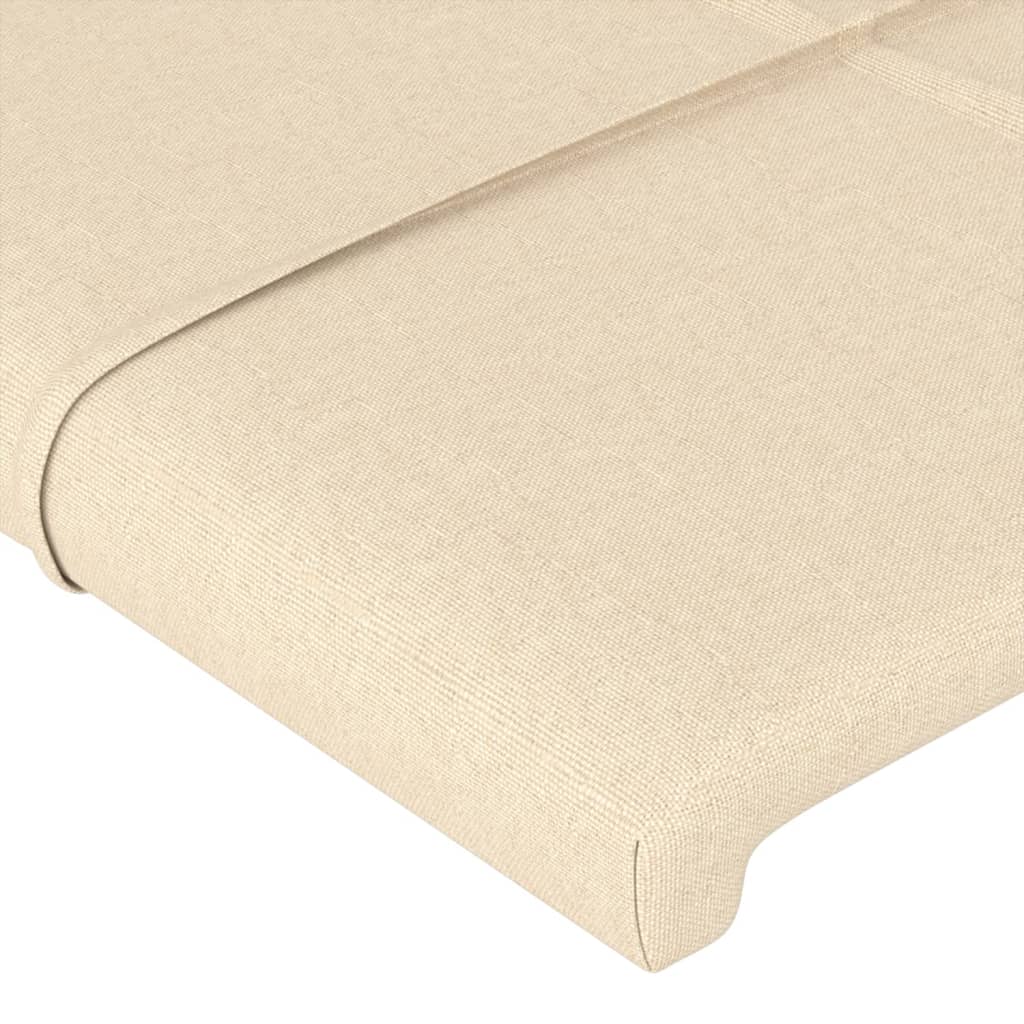 Uzglavlja krem 200x5x78/88 cm od tkanine