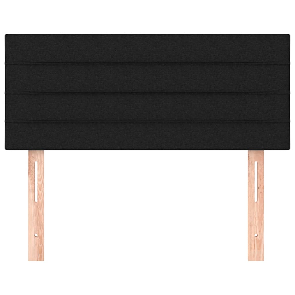 Uzglavlje crno 90x5x78/88 cm od tkanine