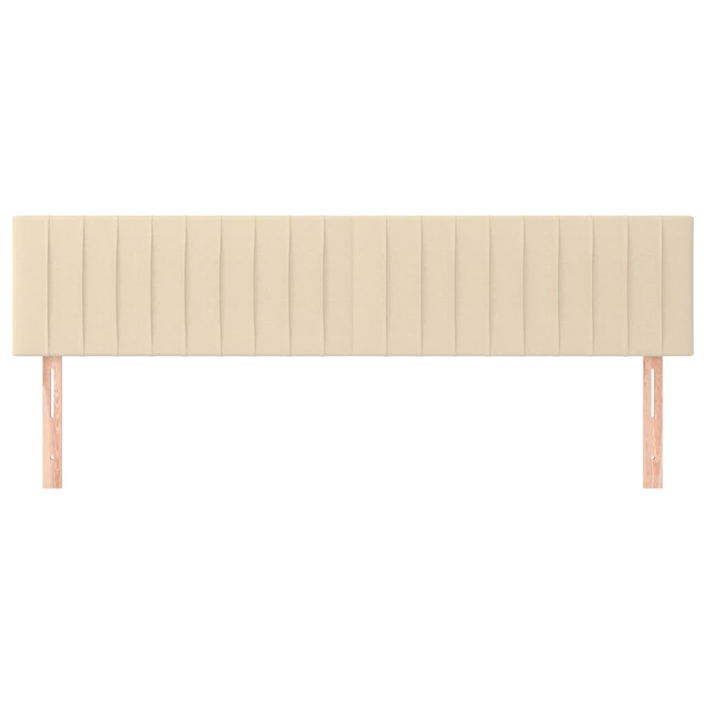 Uzglavlja krem 160x5x78/88 cm od tkanine