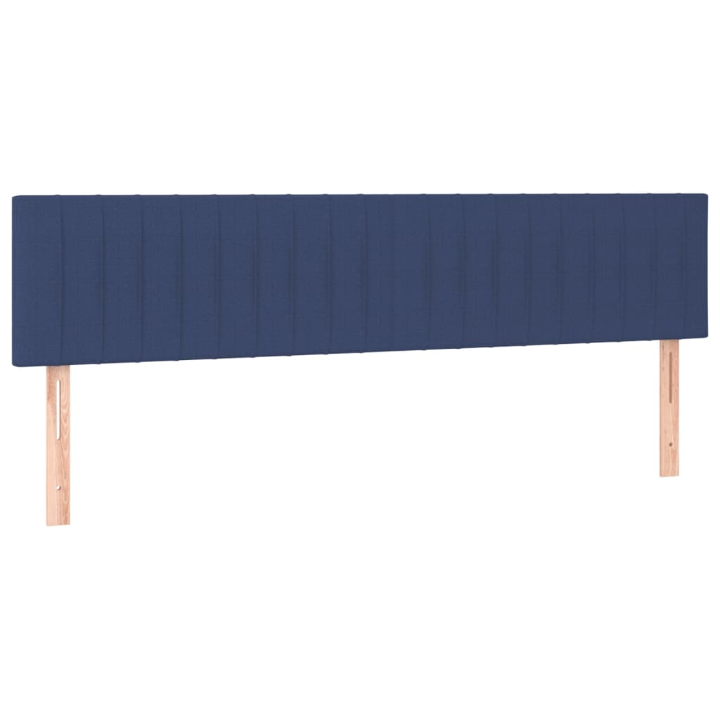 Uzglavlja plava 180x5x78/88 cm od tkanine