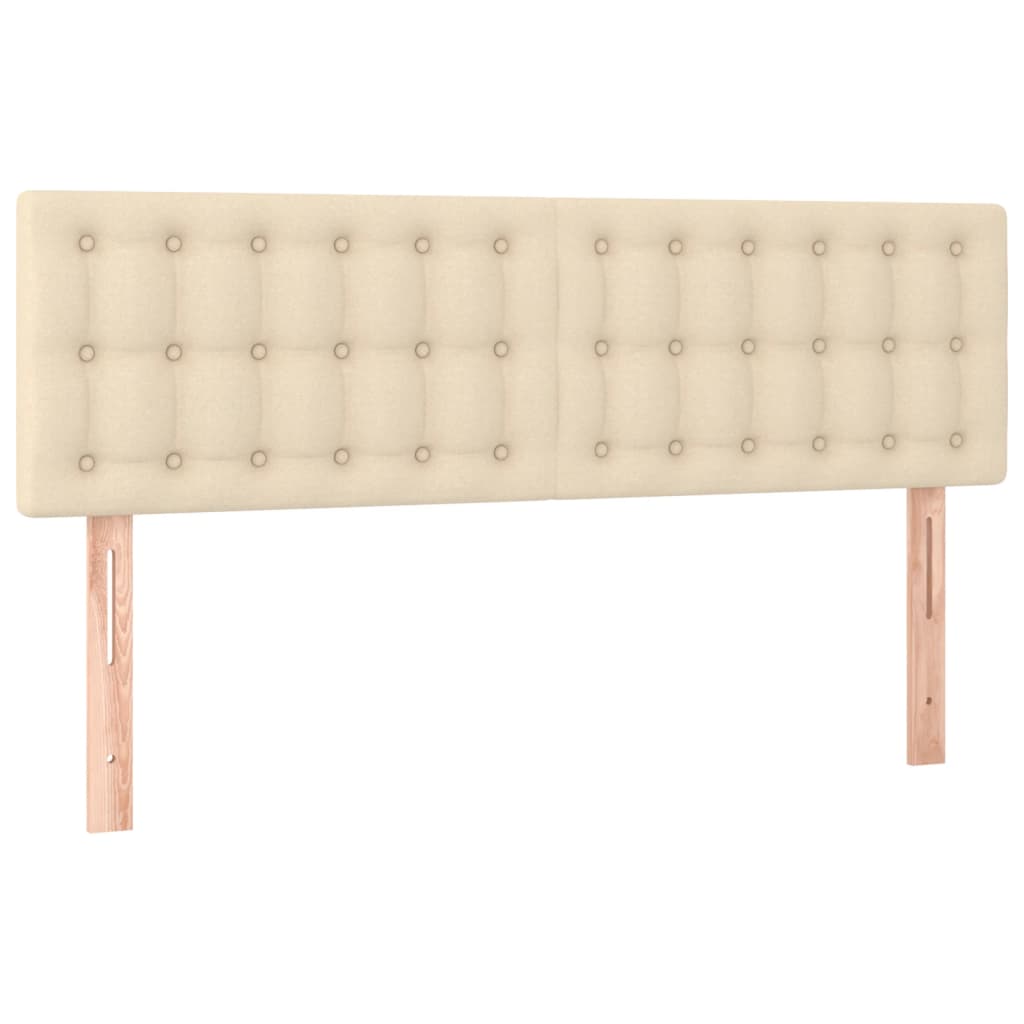 Uzglavlja krem 144x5x78/88 cm od tkanine