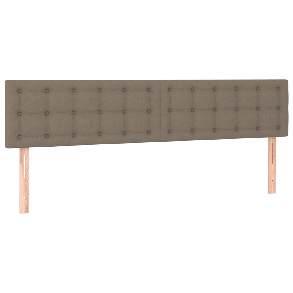 Uzglavlja smeđesiva 160x5x78/88 cm od tkanine