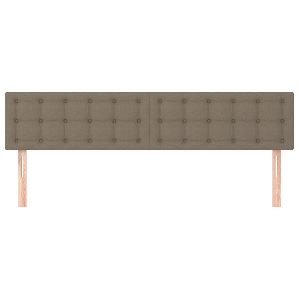 Uzglavlja smeđesiva 160x5x78/88 cm od tkanine