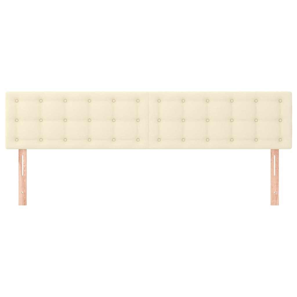 Uzglavlja krem 160x5x78/88 cm od umjetne kože