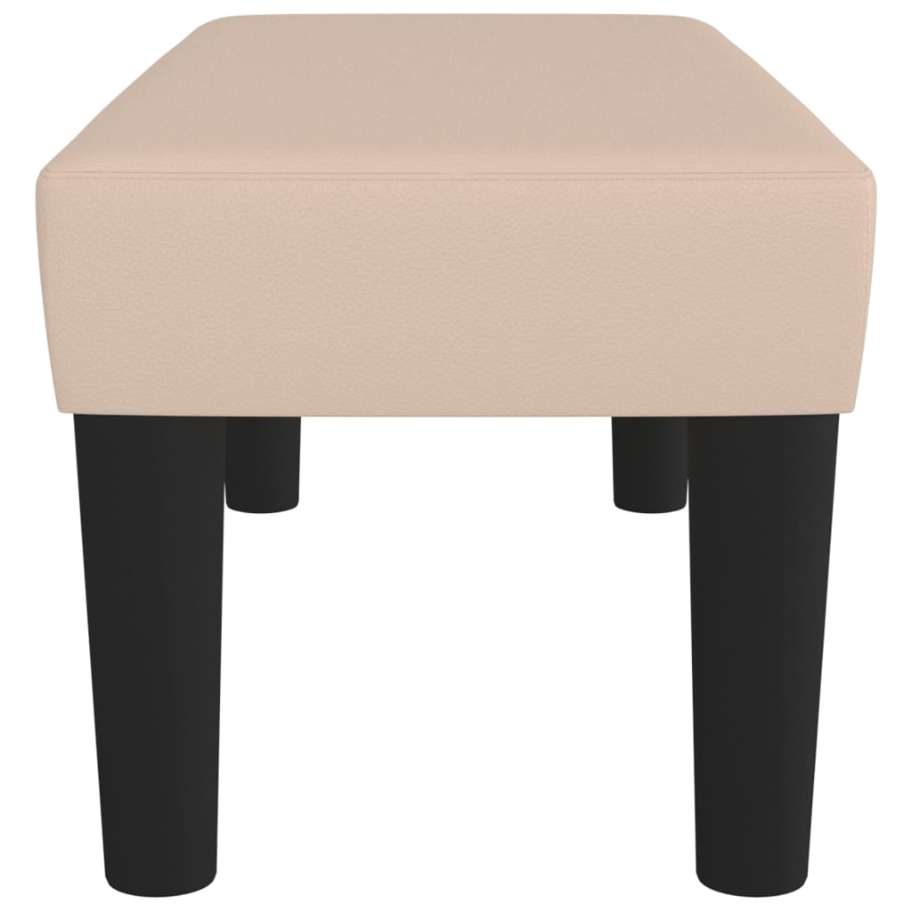 Klupa boja cappuccina 70 x 30 x 30 cm od umjetne kože