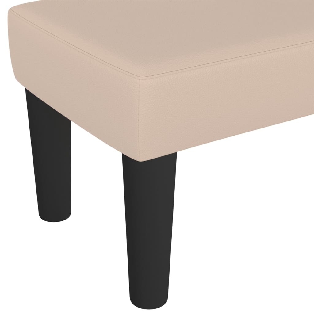 Klupa boja cappuccina 70 x 30 x 30 cm od umjetne kože