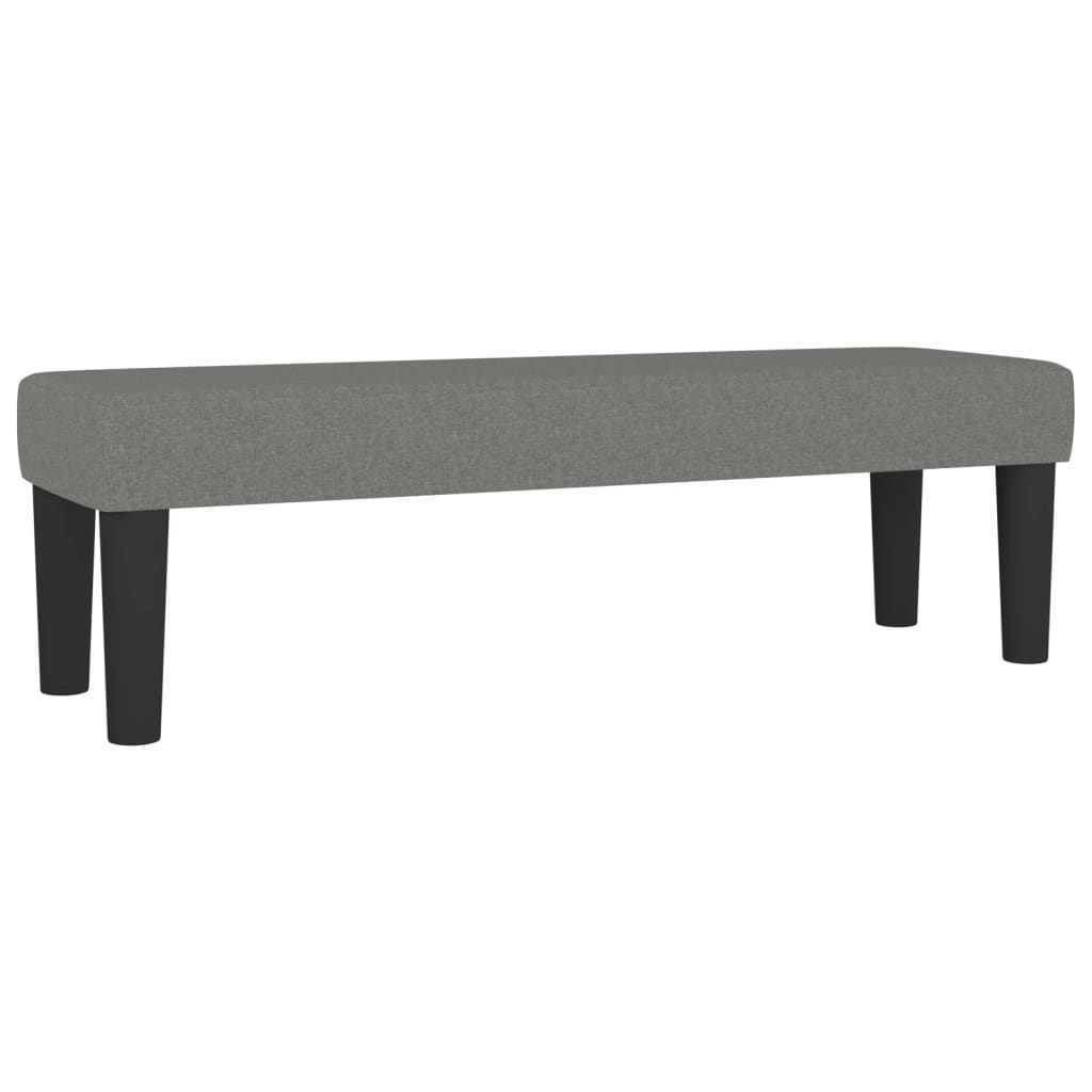 Klupa tamnosivi 100x30x30 cm od tkanine