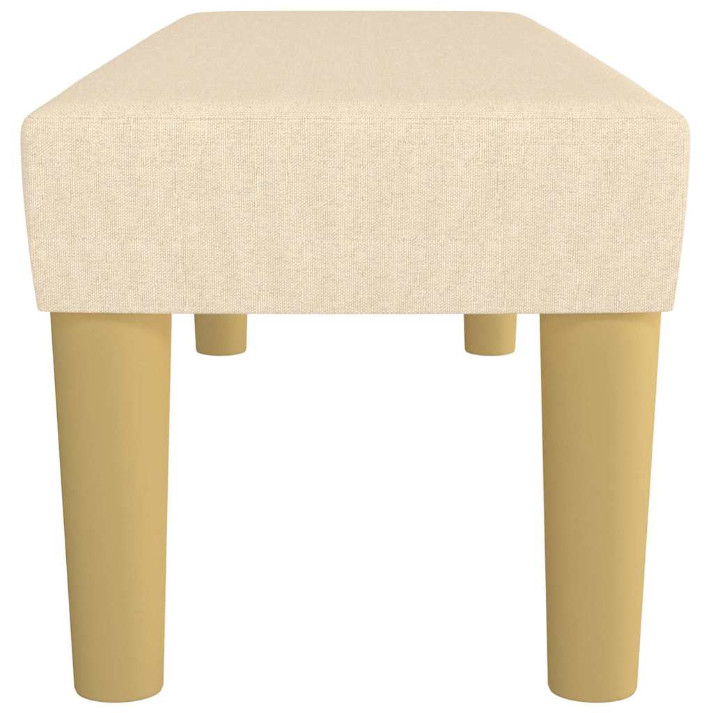 Klupa krem 100x30x30 cm od tkanine