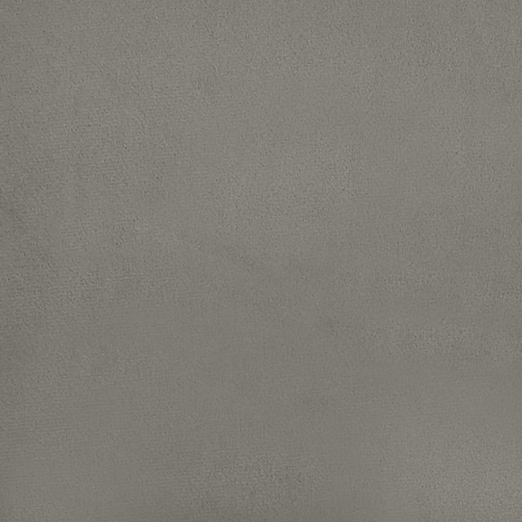 Klupa svjetlosivi 100x30x30 cm baršunasti