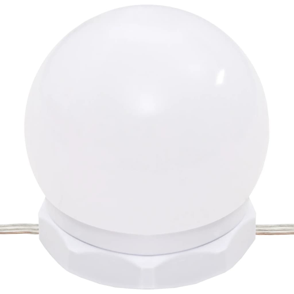 LED toaletni stolić s ormarićem sivog sonome konstruirano drvo