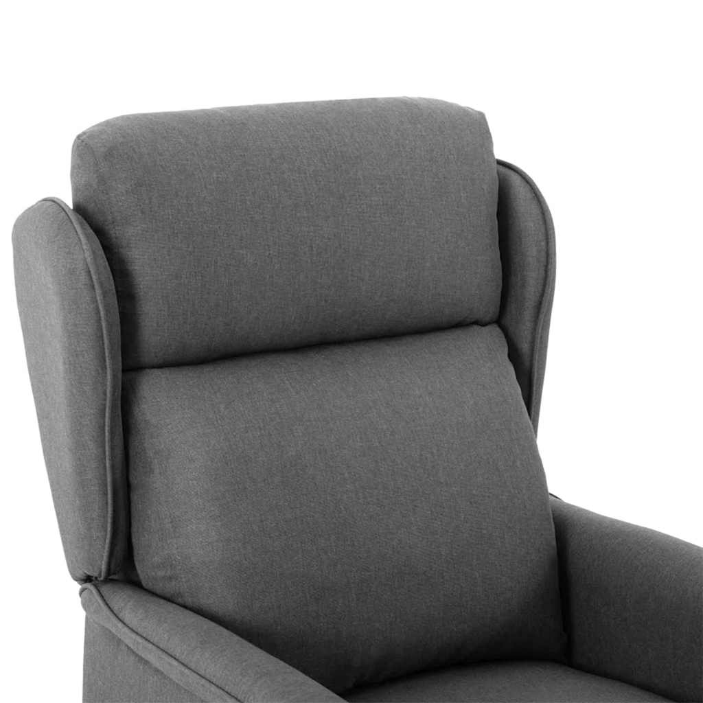 Massagerica Svijetlo siva 93.5 x 67.5 x 101.5 cm tkanina