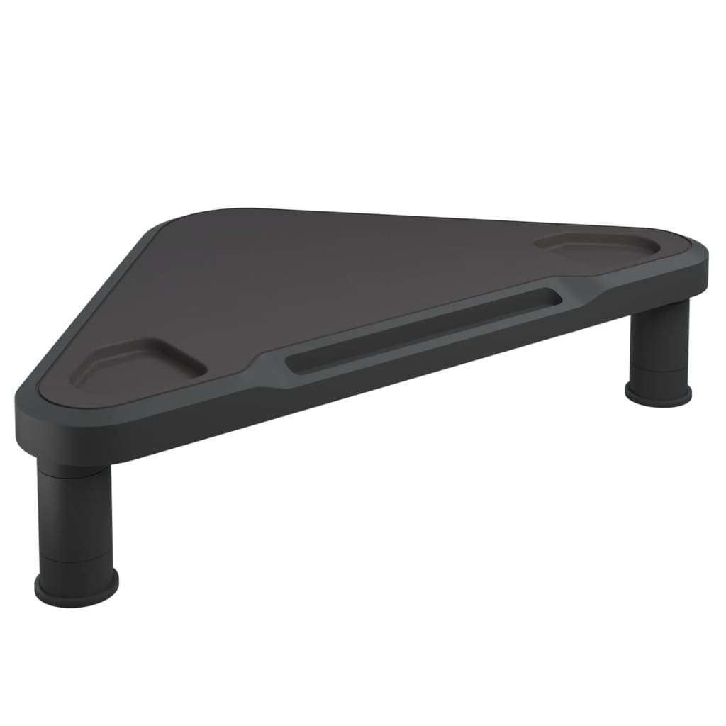Kutni stalak za monitor crni 49 x 28 x 10,5 cm