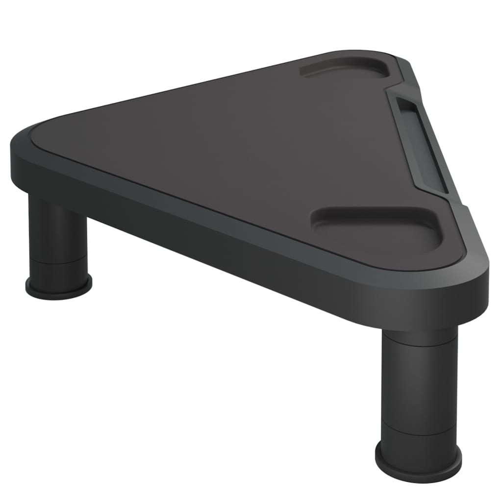 Kutni stalak za monitor crni 49 x 28 x 10,5 cm