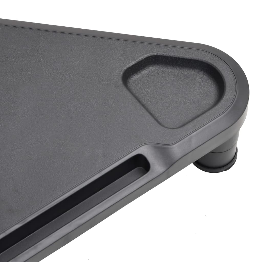Kutni stalak za monitor crni 49 x 28 x 10,5 cm