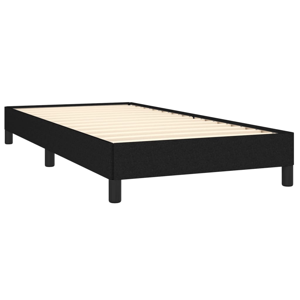 Okvir za krevet bez madraca crni 80x200cm od tkanine