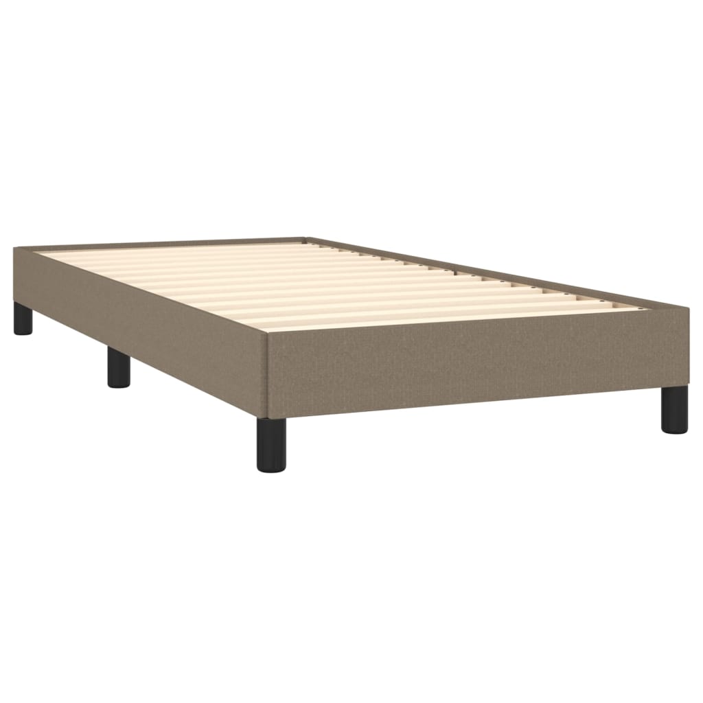 Okvir za krevet bez madraca smeđesivi 80x200cm od tkanine