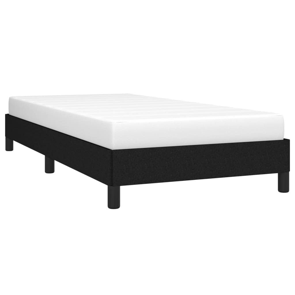Okvir za krevet bez madraca crni 90x200cm od tkanine