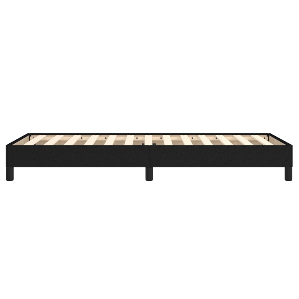 Okvir za krevet bez madraca crni 90x200cm od tkanine