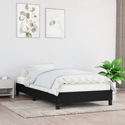 Okvir za krevet bez madraca crni 90x200cm od tkanine