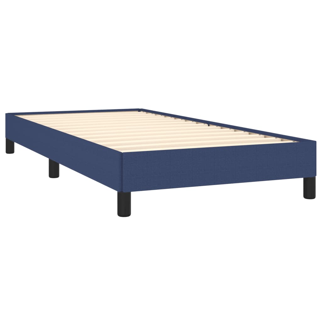 Okvir za krevet bez madraca plava 90x200cm od tkanine