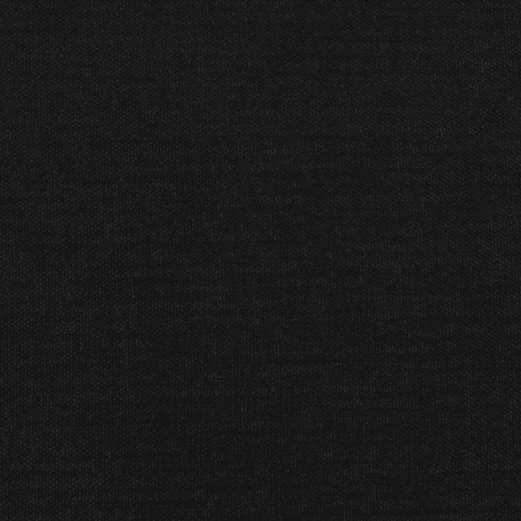 Okvir kreveta bez madraca crni 180x200 cm od tkanine