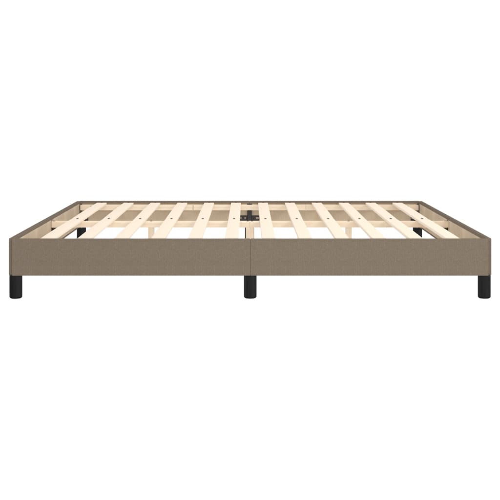Okvir za krevet bez madraca smeđesivi 200x200 cm od tkanine