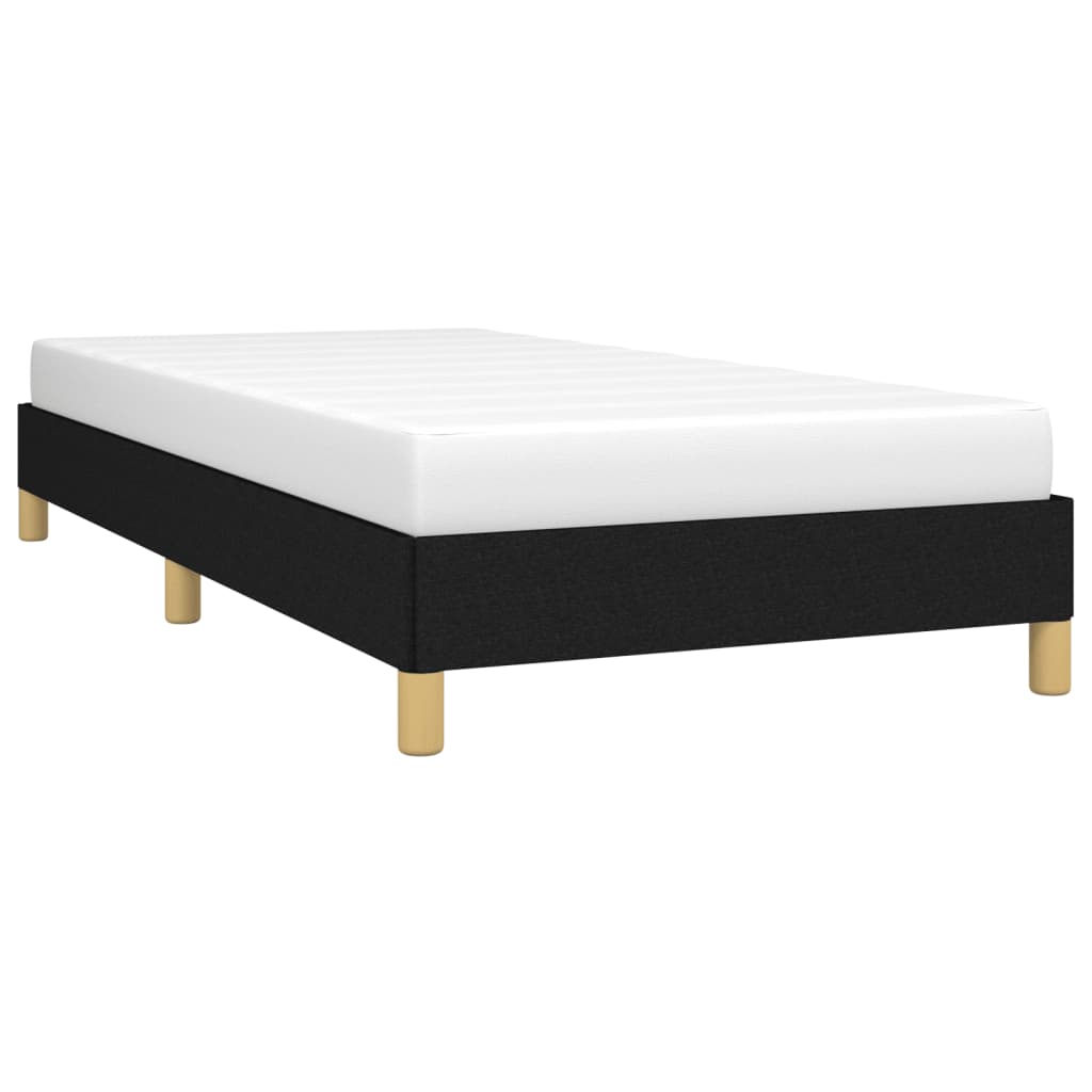 Okvir za krevet bez madraca crni 90x200cm od tkanine