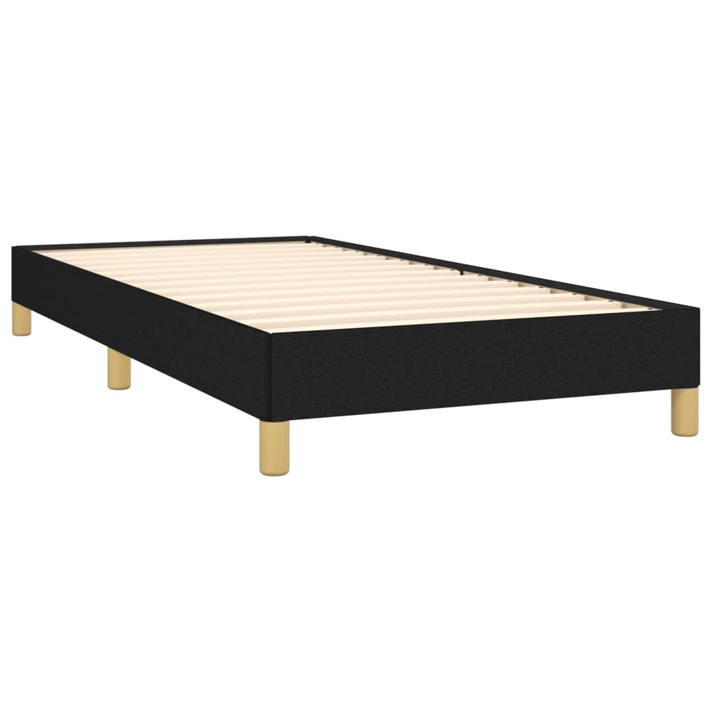 Okvir za krevet bez madraca crni 90x200cm od tkanine
