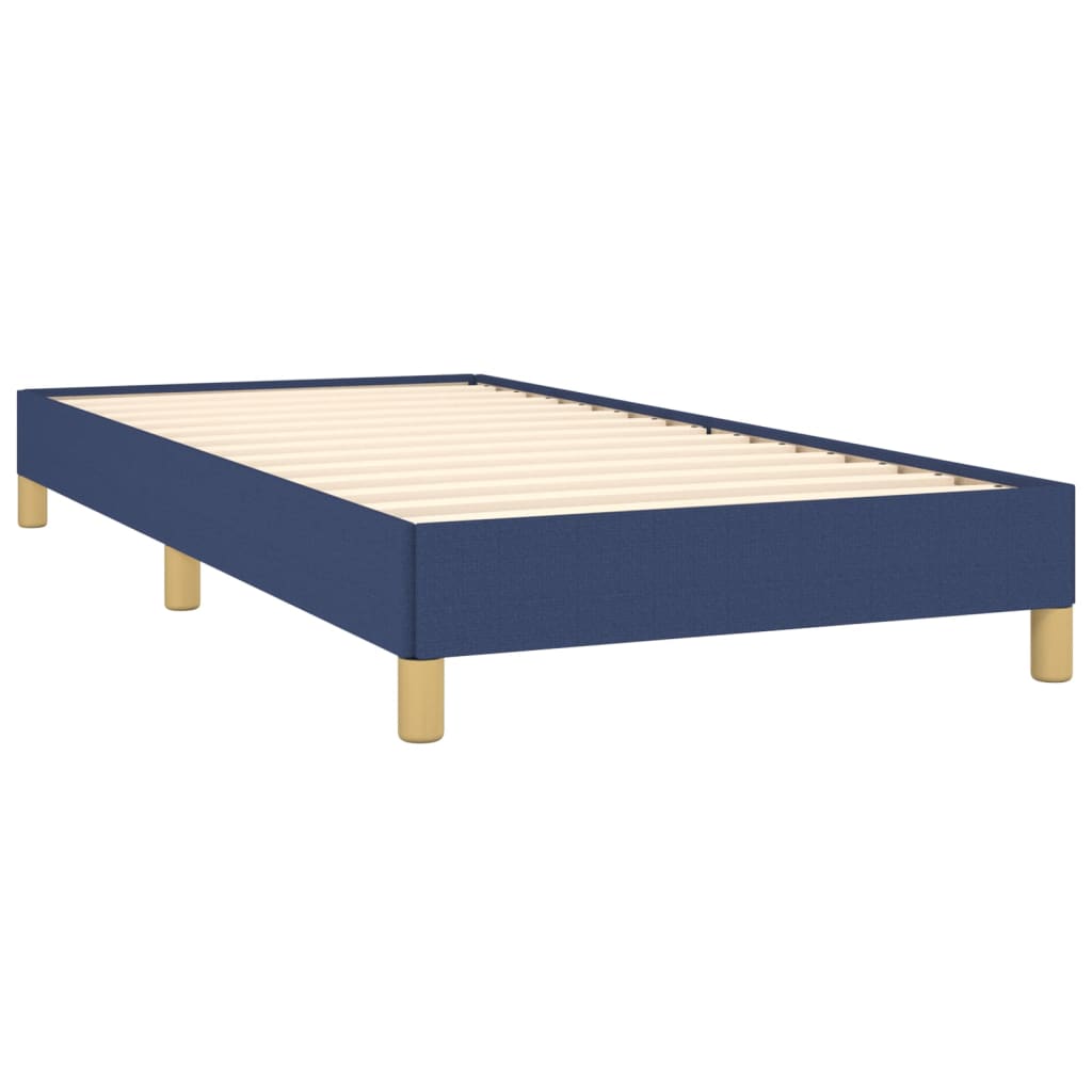 Okvir za krevet bez madraca plava 90x200cm od tkanine