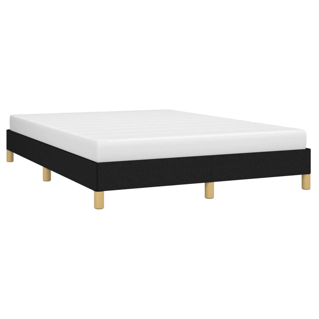 Okvir za krevet bez madraca crni 160x200 cm od tkanine
