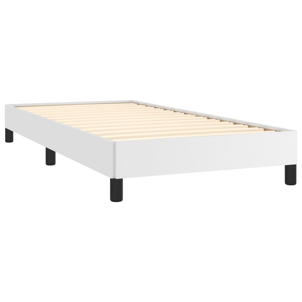 Okvir za krevet bijela 90x190 cm od umjetne kože