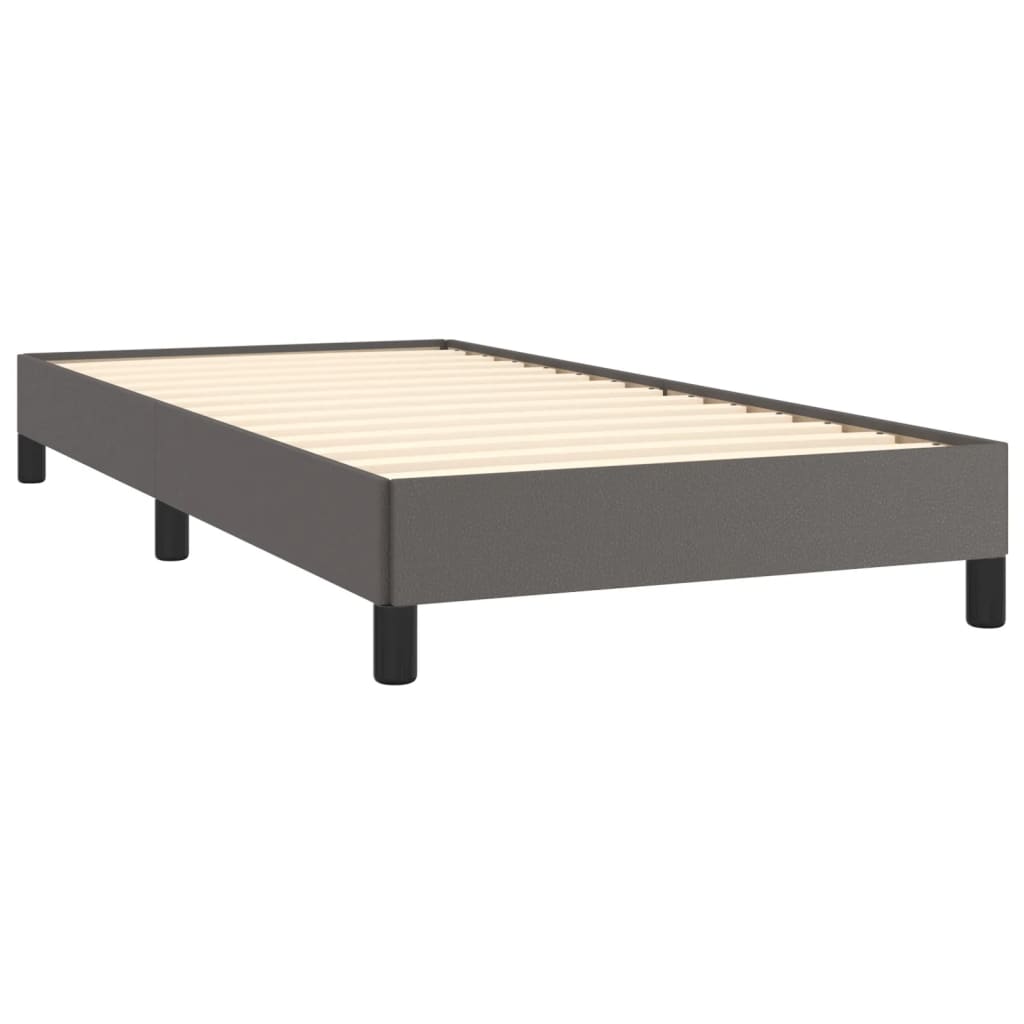 Okvir za krevet sivi 90x190 cm od umjetne kože