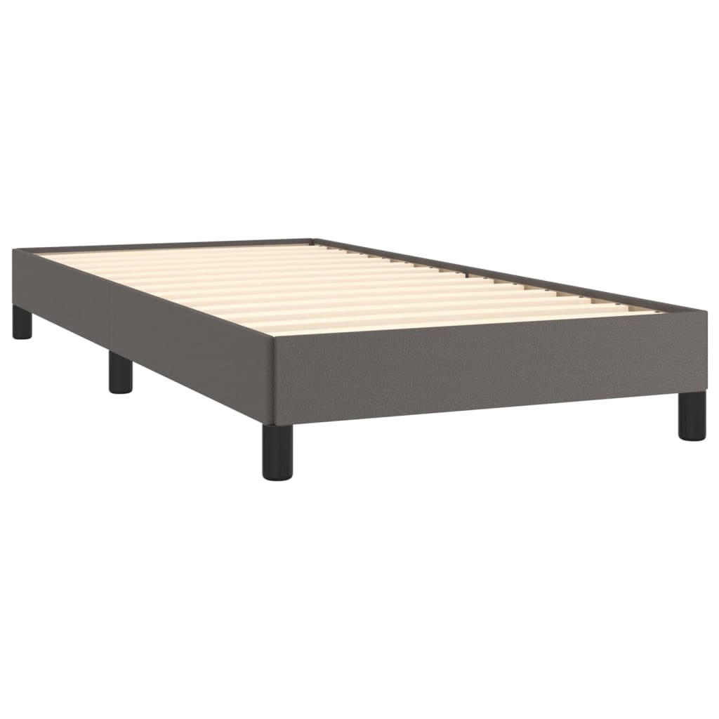 Okvir za krevet sivi 90x200 cm od umjetne kože