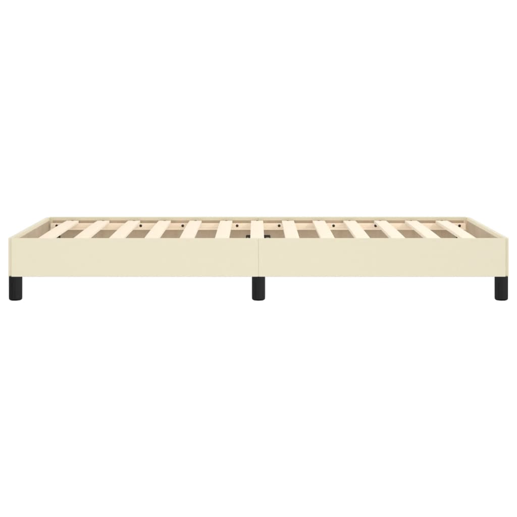 Okvir za krevet krem 100x200 cm od umjetne kože