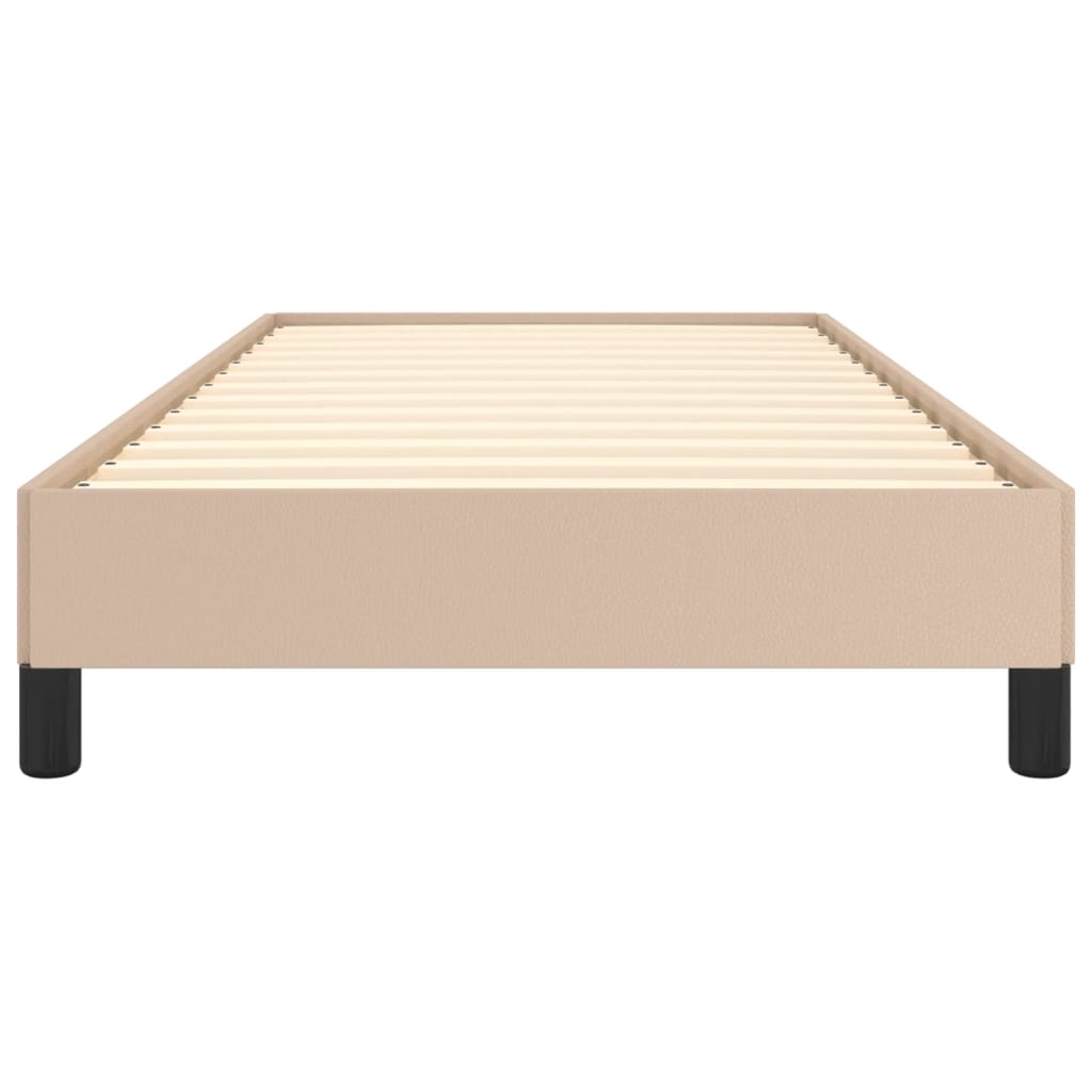 Okvir za krevet boja cappuccina 100x200 cm umjetna koža