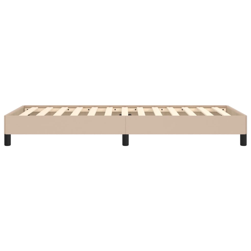 Okvir za krevet boja cappuccina 100x200 cm umjetna koža