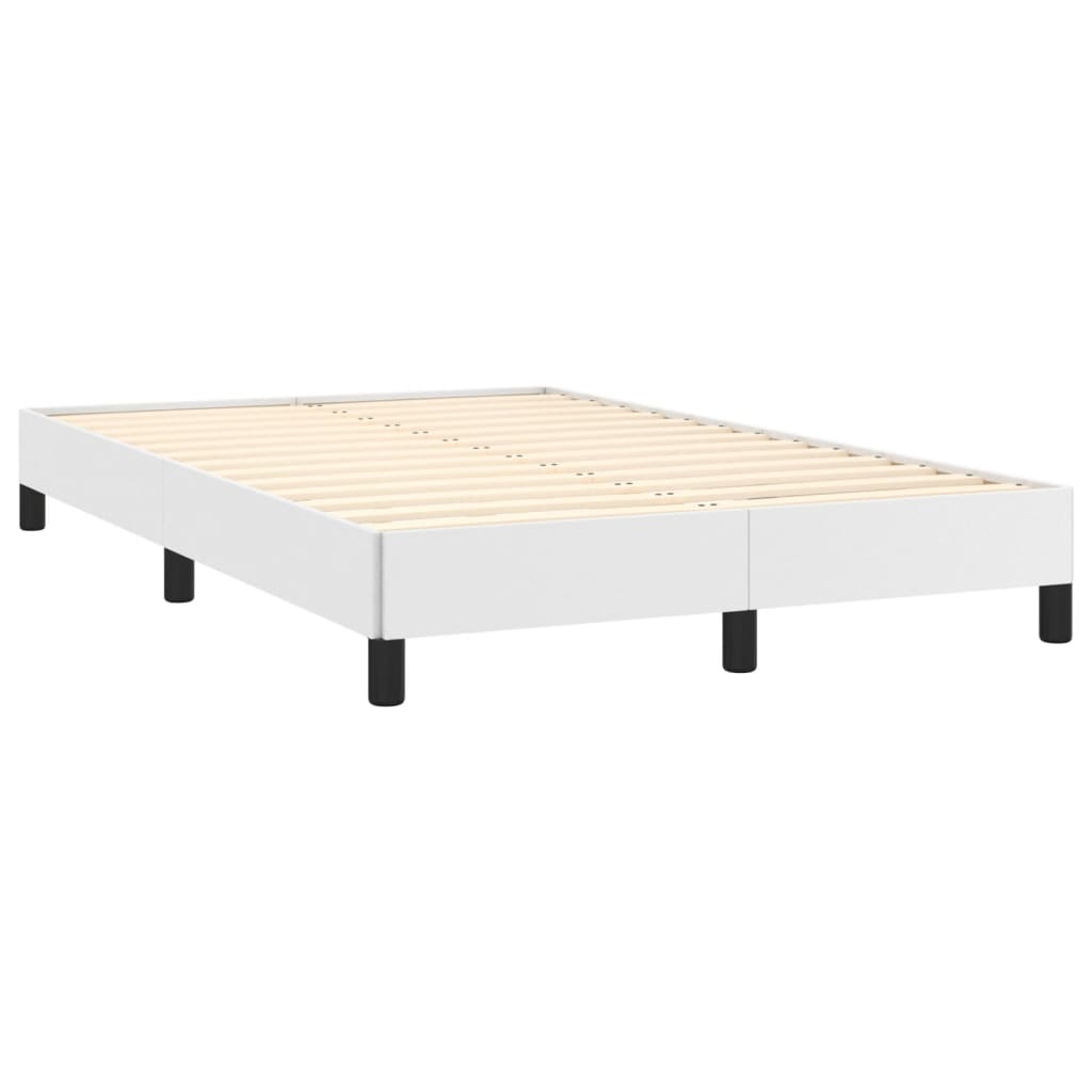 Okvir za krevet bijela 120x200 cm od umjetne kože