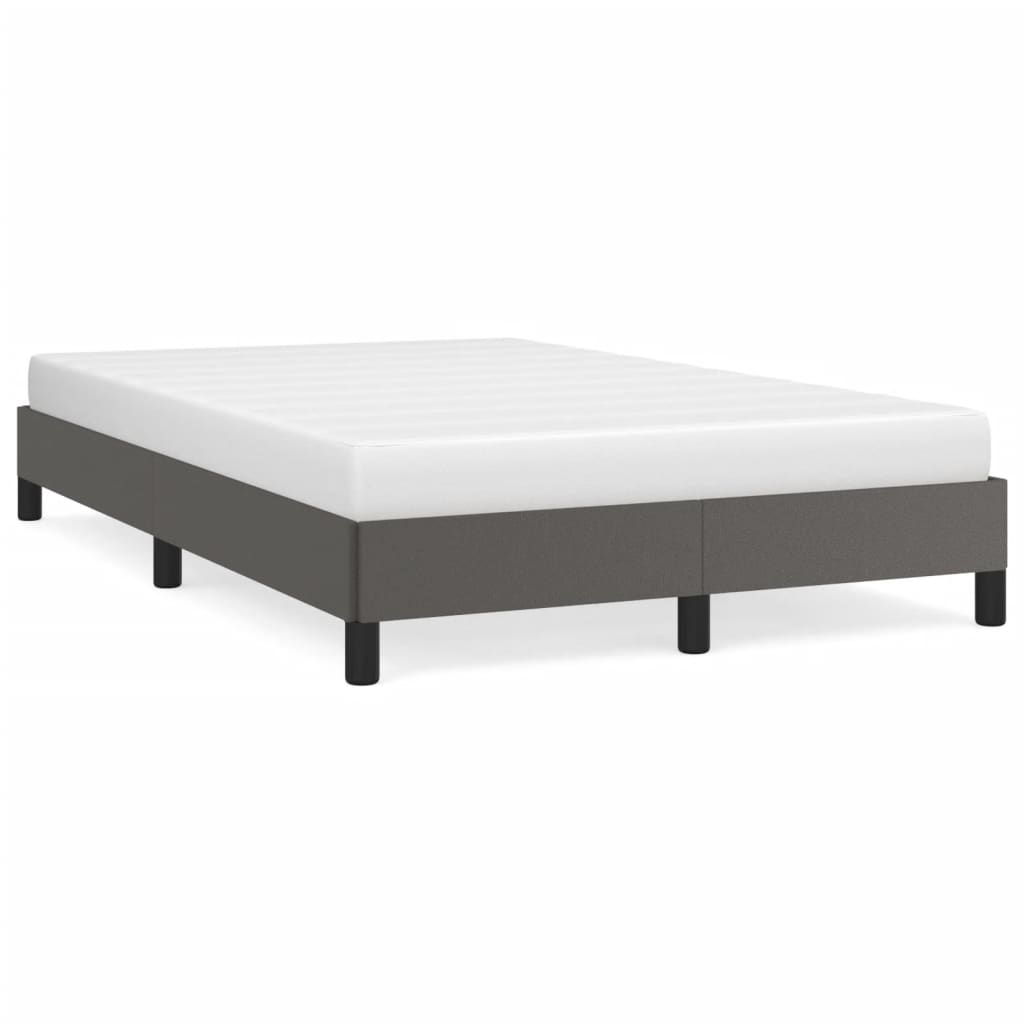 Okvir za krevet sivi 120x200 cm od umjetne kože
