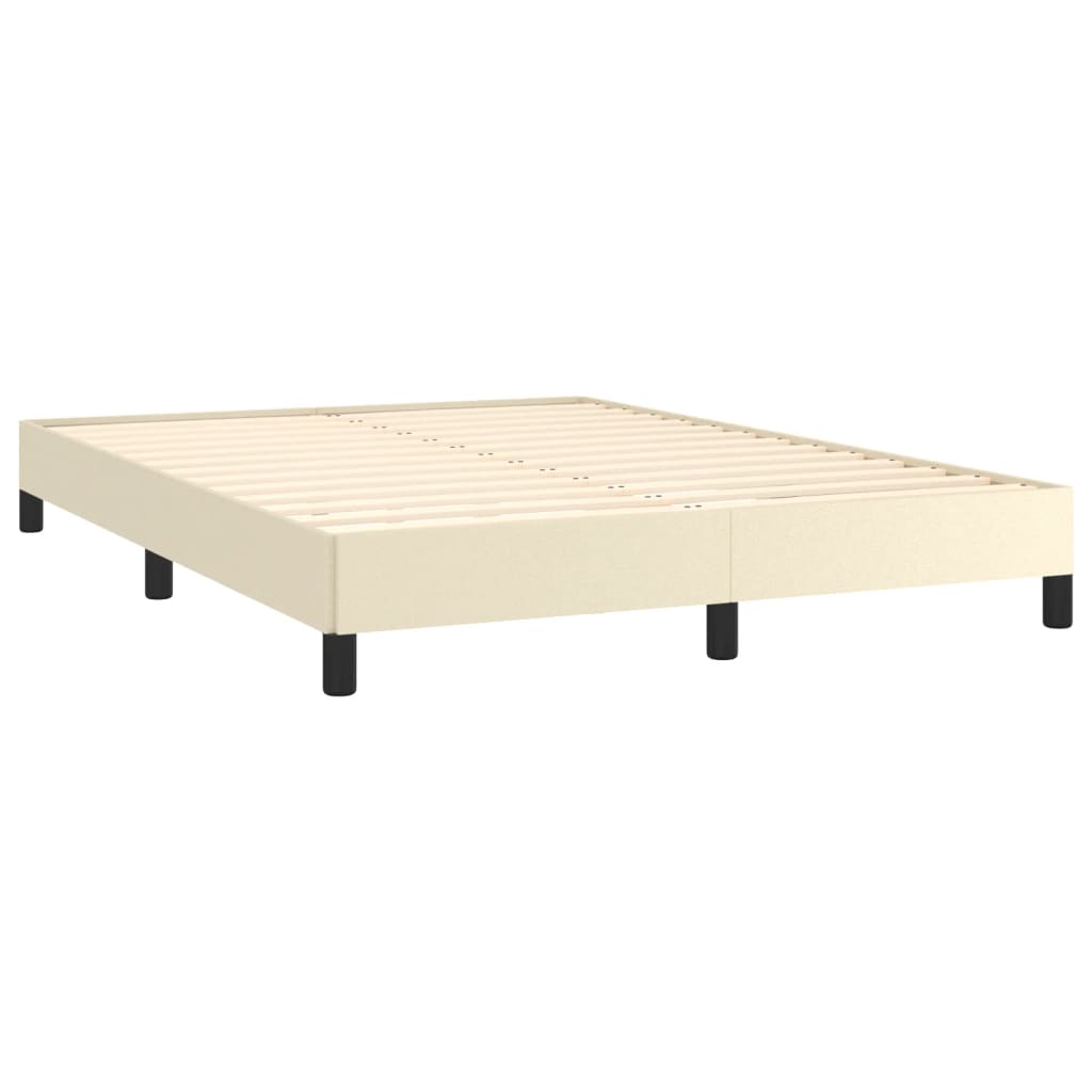 Okvir za krevet krem 140x200 cm od umjetne kože
